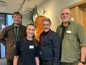 NFGI, Legenes klimaaksjon og Stortingsrepresentant Marius Dalin møter for dialog om en “naturpositiv” helsesektor